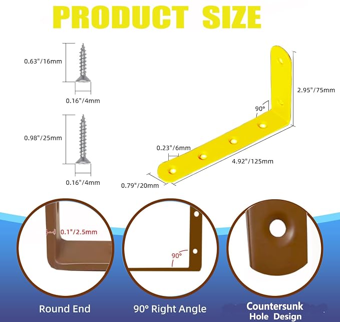 Anti Tip Furniture Anchors for Baby Pet Proofing, Furniture Wall Anchor - Image 3