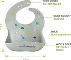Accmor Silicone Baby Bibs, Waterproof Soft Bibs - Image 8