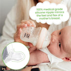 Haakaa Generation 3 Glass Baby Bottle 6 oz/160 ml, 1 PK - Image 2