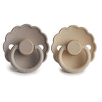 FRIGG Daisy Natural Rubber Baby Pacifier | Made in Denmark | BPA-Free 2-Pack - Image 2
