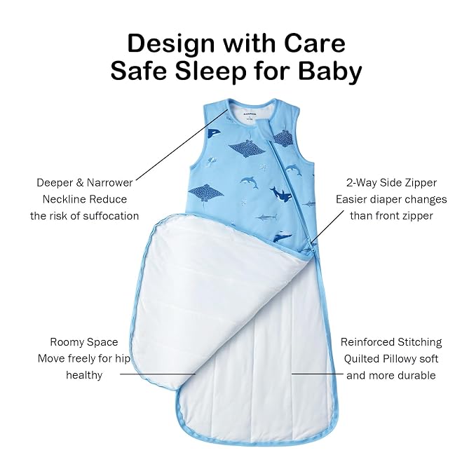 BubblePanda Rayon Made from Bamboo Sleep Sack 18-24 Months 0.5 Tog Soft - Image 3