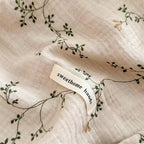 BuLuTu 100% Cotton Muslin Floral Pillowcase Standard Size Soft Breathable Gauze - Image 4