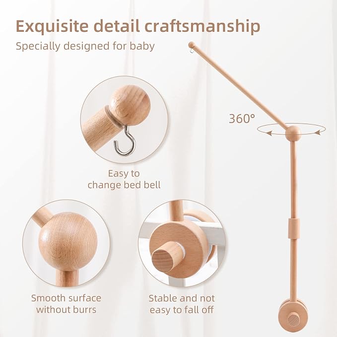 let's make Baby Crib Mobile Arm - Image 4