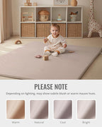 Blissful Diary Vegan Leather Baby Play Mat, Waterproof and Wipe-Clean - Image 7