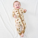 pureborn Baby Infant Boys Girls Sleeper Snug Fit Viscose from Bamboo Pajamas - Image 2