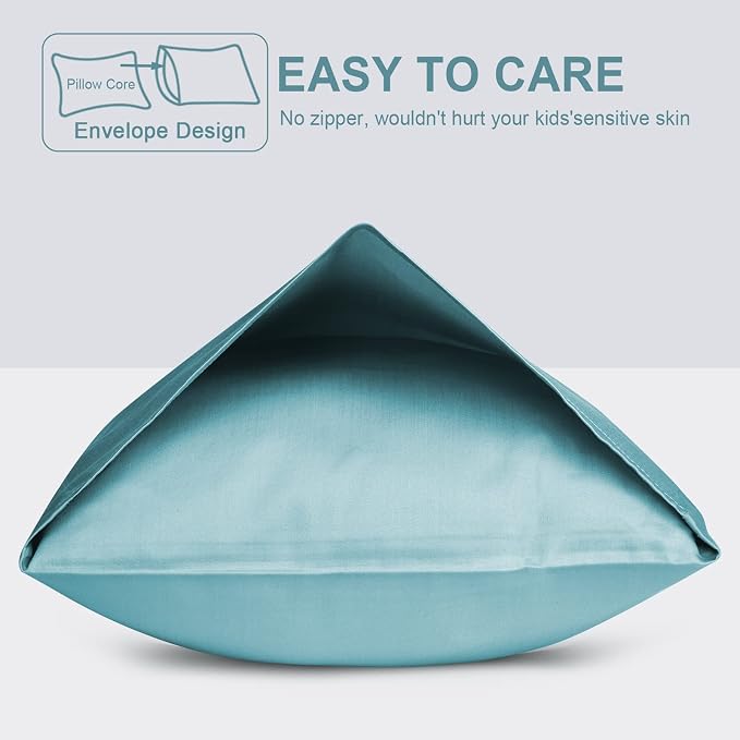 Cotton Toddler Pillowcase 14x20 Envelope: Long-Staple Cotton, Ultra Soft - Image 4
