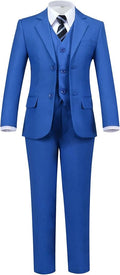Boys' 5 Piece Formal Suit Set by Hipfun