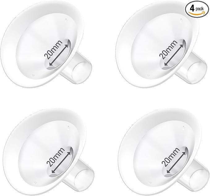 4pc 20mm Oval Flanges Shields Built-in Soft Edges Compatible by Unknown