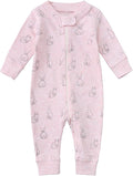 Owlivia Organic Cotton Baby Boy Girl Zip up Sleep 'N Play Pjs, Long Sleeve by Owlivia