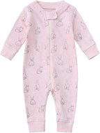 Owlivia Organic Cotton Baby Boy Girl Zip up Sleep 'N Play Pjs, Long Sleeve by Owlivia