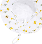 Baby Girl Sun Hat with UPF 50+ Outdoor Adjustable Beach Hat with Wide Brim - Image 5