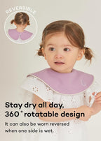 Konny Baby Bibs Set, 360 ​​° Rotate, Soft and Absorbent Bandana Drooling - Image 3
