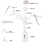 NCVI Manual Breast Pump for Breastfeeding Small Nipple, 20mm Silicone Soft - Image 7