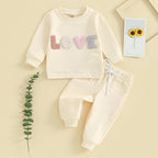 Fernvia Toddler Baby Girl Clothes 3 6 9 12 18 24 Months Fall Outfits Solid Long - Image 2