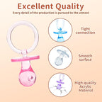 72 Pcs Baby Shower Pacifiers, 2.75’’ Plastic Pacifiers - Image 5