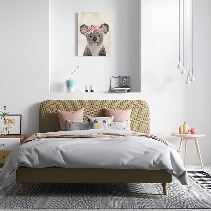 ORIDOMY Retro Koala Canvas Wall Art Country Animal Printing Funny Koala - Image 4