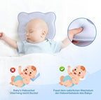 Memory Foam Baby Pillow, Cute Cartoon Bear Soft and Cozy Pillow, Breathable - Image 5