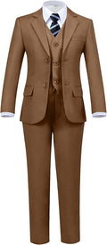 Boys' 5 Piece Formal Suit Set by Hipfun