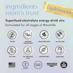 Boobie Hydromom Superfood Electrolyte Drink Mix, Watermelon Yuzu + Blue - Image 7