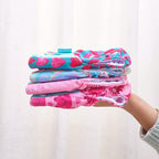 HappyFlute 4 Sets Newborn Baby Cloth Pocket Diapers One Size Adjustable Reusable - Image 5