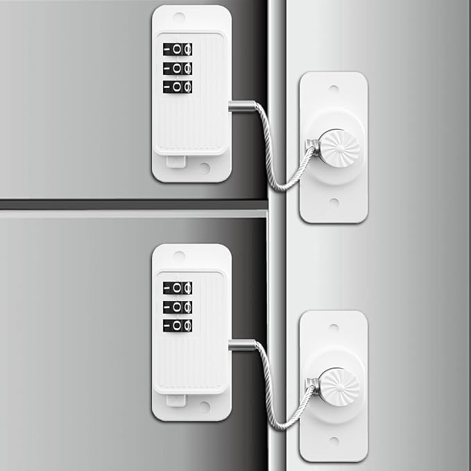 Heavy Duty Combination Refrigerator Lock by KIZZHISI