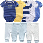 Baby Layette Set Baby Boys' 9-Piece Bodysuits Pants Set Toddler Girl Boy Unisex by Kiddiezoom