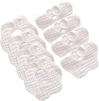 Baby Bibs Muslin Drool Teething Drooling Bibs by Mccotwe