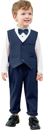 nilikastta Toddler Baby Boy Clothes Suit Gentleman Wedding Outfits Formal Dress - Image 4