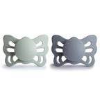 FRIGG Butterfly Anatomical SilkySoft Silicone Baby Pacifier | Made in Denmark | - Image 2