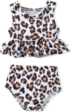 Aalizzwell Toddler Baby Girl Bathing Suit Two Piece Swimsuit Bikini Beach Wear by Aalizzwell