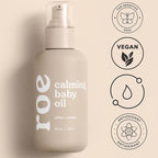 Roe Wellness Baby Oil Calming & Soothes, Hydrates Rough and Irritated Skin | - Image 3