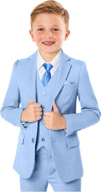 Boys’ Formal Suit 5 Piece Set, Toddler Tuxedos by KEYWANTS