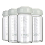 COMI Wide Neck Glass Breastmilk Collection n Storage Bottle, 8oz by COMI