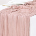 Socomi Pink Table Runner Spring Easter Cheesecloth 170 inch Cheese Cloth 14FT by Socomi