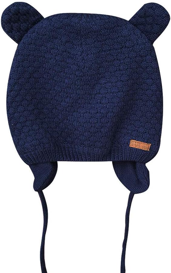 Bestjybt Baby Hat Cute Bear Infant Toddler Earflap Fleece Lined Beanie Warm Caps - Image 2