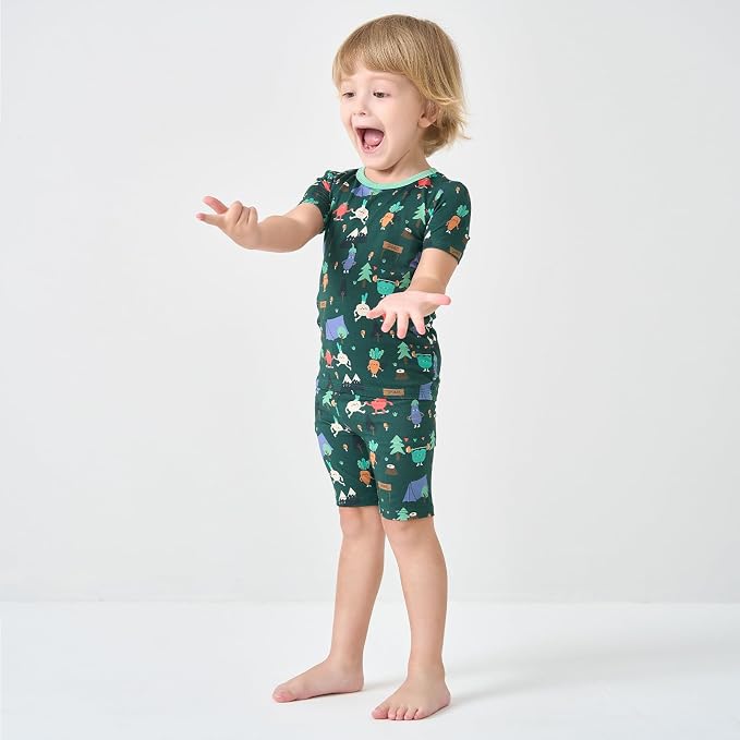 pureborn Baby Toddler Kids Viscose from Bamboo Pajamas Set Pjs 2pcs 18M-8Y - Image 3