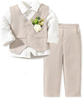 Toddler Boys Suit 3Pcs 1-5T by MINIFEIKO