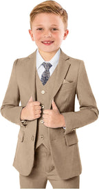 Boys’ Formal Suit 5 Piece Set, Toddler Tuxedos by KEYWANTS