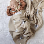 Unisex Cozy Receiving Swaddle Cuddle Stroller Crib Stroller 100% Fine Loomed - Image 2