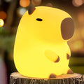 Cute Capybara Night Light, LED Squishy Novelty Animal Night Lamp, 2 Levels by FAMIDUO-BrightenYourLife