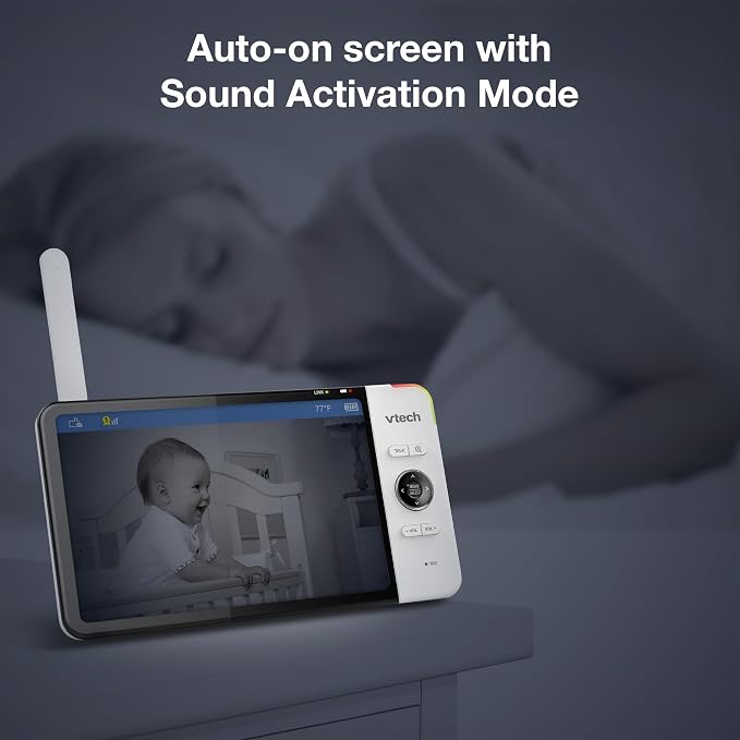 VTech VM919-2HD Baby Monitor, 2 Cameras, 360 Panoramic Viewing, 110 Wide-Angle - Image 5