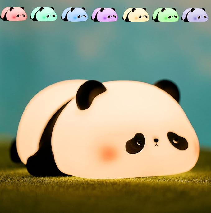 Squishy Cute Panda Night Light, Voice Controlled Light by Unknown