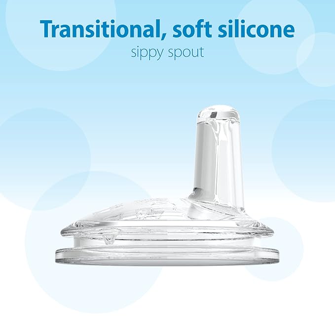 Dr. Brown's Anti-Colic Options+ Wide-Neck Sippy Bottle Starter Kit, - Image 4