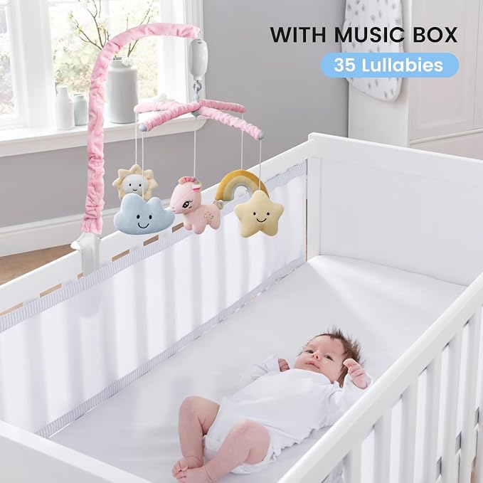 Feisike Crib Mobile for Girls - Image 2