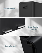 Arlopu 16Gal Dual Trash Can w/2 Built-in Box - Image 6