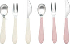 Kids Stainless Steel Utensils Set by WeeSprout