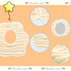 Muslin Baby Bibs for Drooling and Teething Newborn Drool Bibs for Baby Girl Boy - Image 3