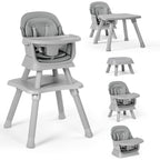 Baby High Chair, 8 in 1 Convertible Highchairs by TODEFULL