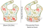 3-Pack Waterproof Baby Bibs for Eating - Image 4
