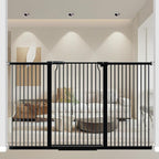 40.55" Extra Tall Dog Gate for Doorways & Stairs, 65.8-68.5" Extra Wide by THEYFIRST